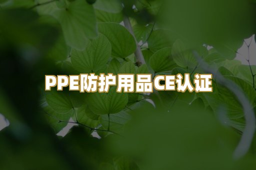 PPE防护用品CE认证