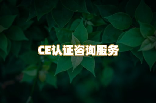CE认证咨询服务